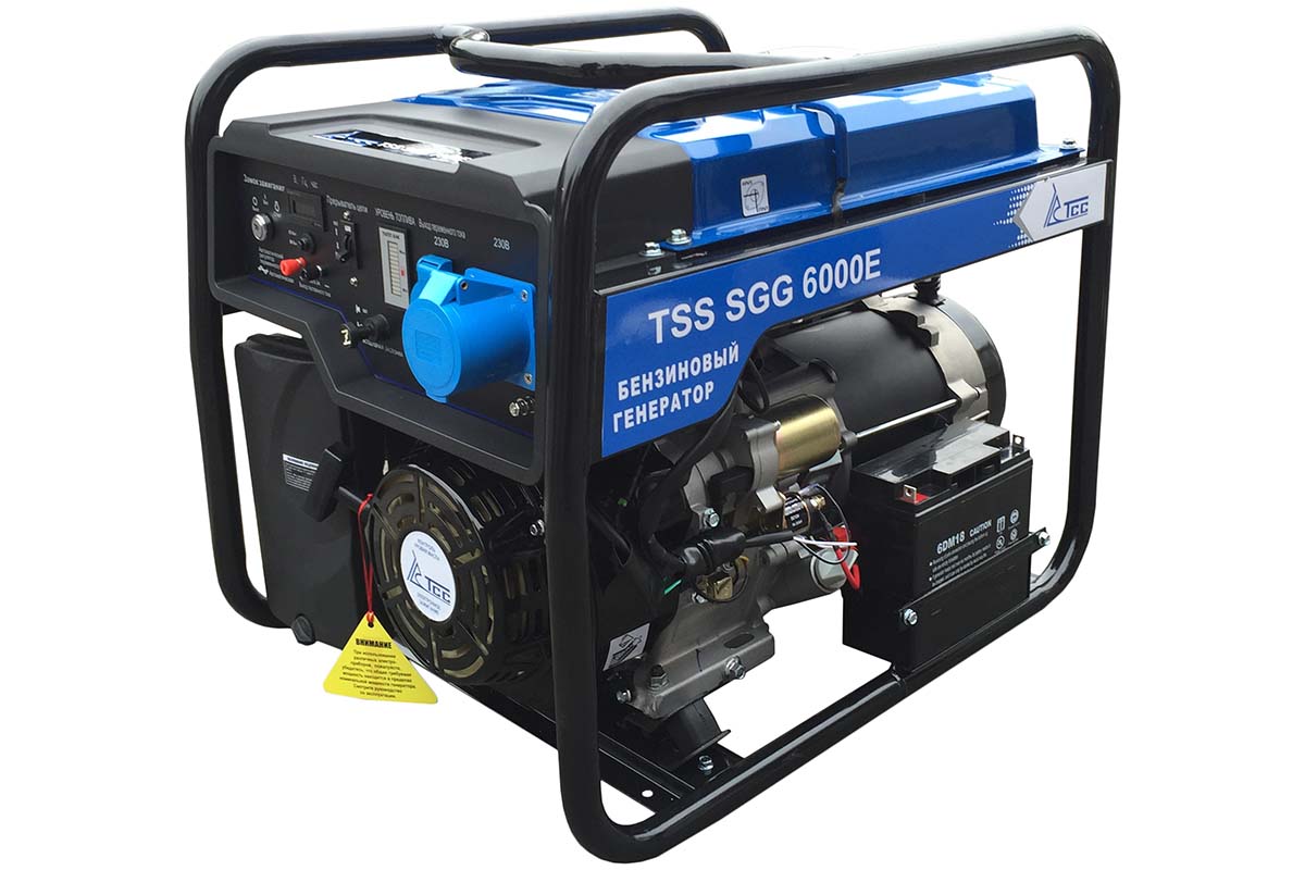 Бензогенератор TSS SGG 6000 E (новая модель)