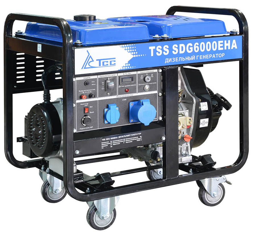 Дизельный генератор ТСС SDG 6000EHA с АВР