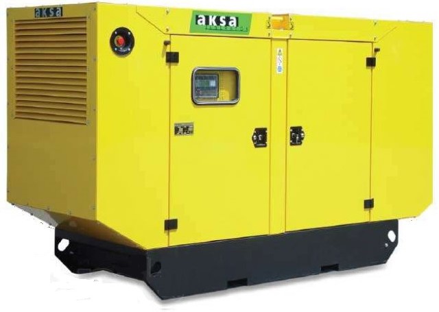 Дизельный генератор Aksa AC-350 в кожухе