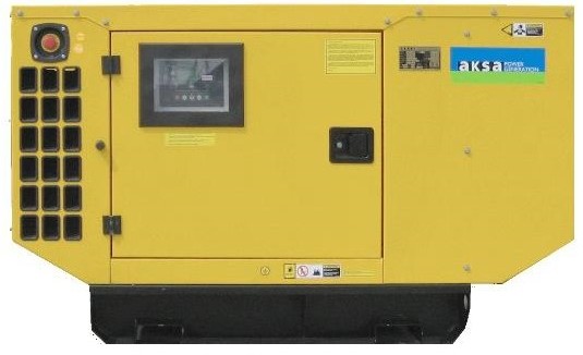 Дизельный генератор Aksa AJD 110 в кожухе с АВР