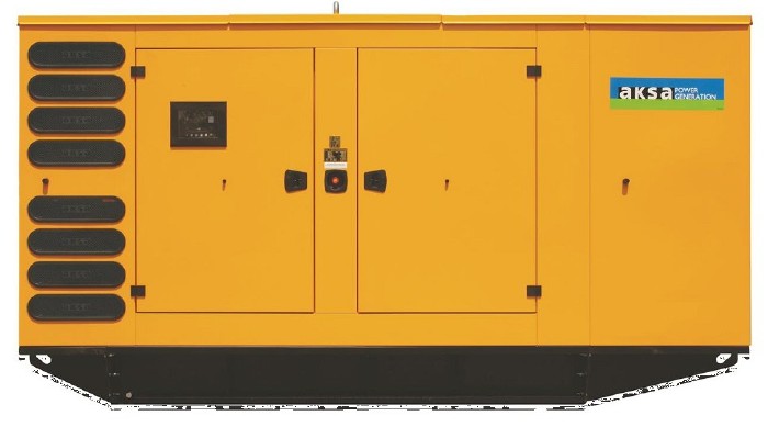 Дизельный генератор Aksa AVP-505 в кожухе с АВР