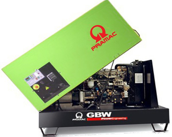 Дизельный генератор Pramac GBW 15 P в кожухе