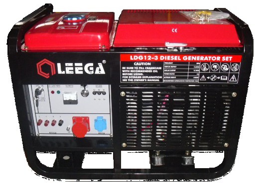 Дизельный генератор Leega LDG12 E 3 фазы с АВР