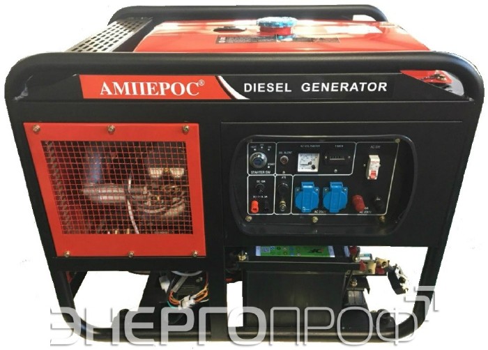 Дизельный генератор АМПЕРОС LDG 15000 E