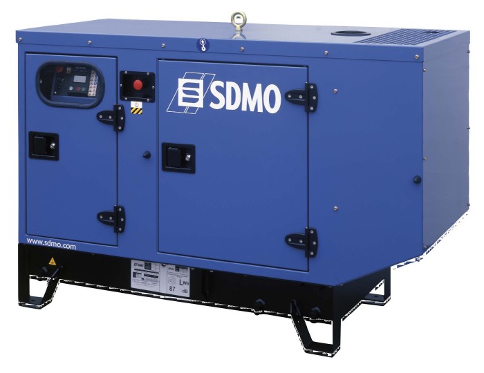 Дизельный генератор SDMO K 28H-IV в кожухе